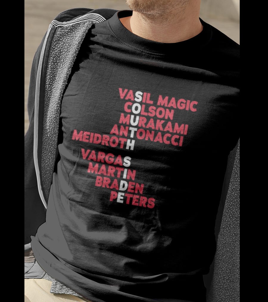South Side 2026 Baseball Roster Vasil Magic Colson Murakami Antonacci Reidroth Vargas Martin Braden Peters T-Shirt