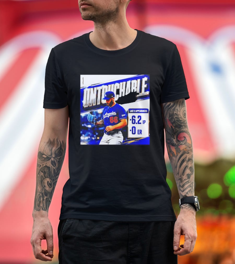 Los Angeles 66 Untouchable Last 6 Appearances 6.2IP 0ER T-Shirt