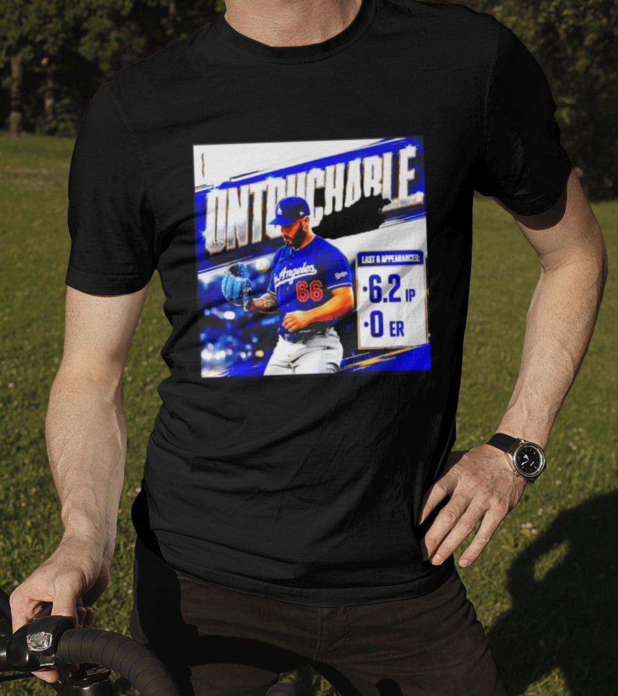Los Angeles 66 Untouchable Last 6 Appearances 6.2IP 0ER T-Shirt