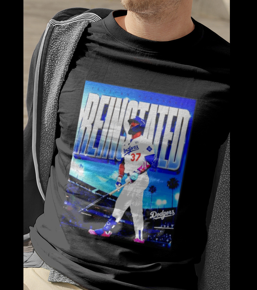 Teoscar Hernandez Reinstated Los Angeles Dodgers 37 T-Shirt