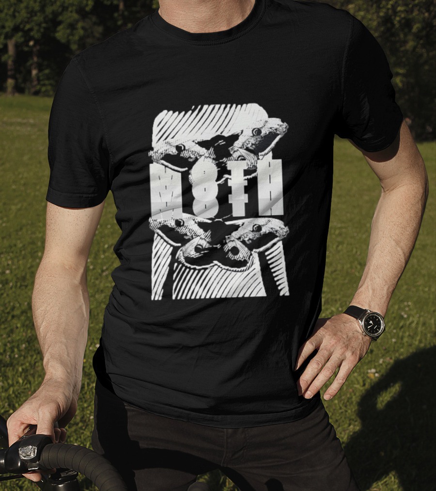 Moth Wings Reflective Optical Illusion T-Shirt