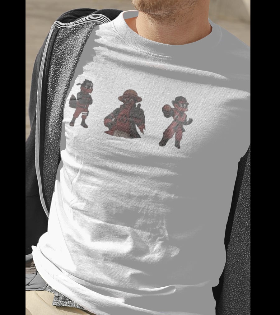 Baltimore Orioles Naruto Uzumaki One Piece Dragon Ball Crossover Characters T-Shirt