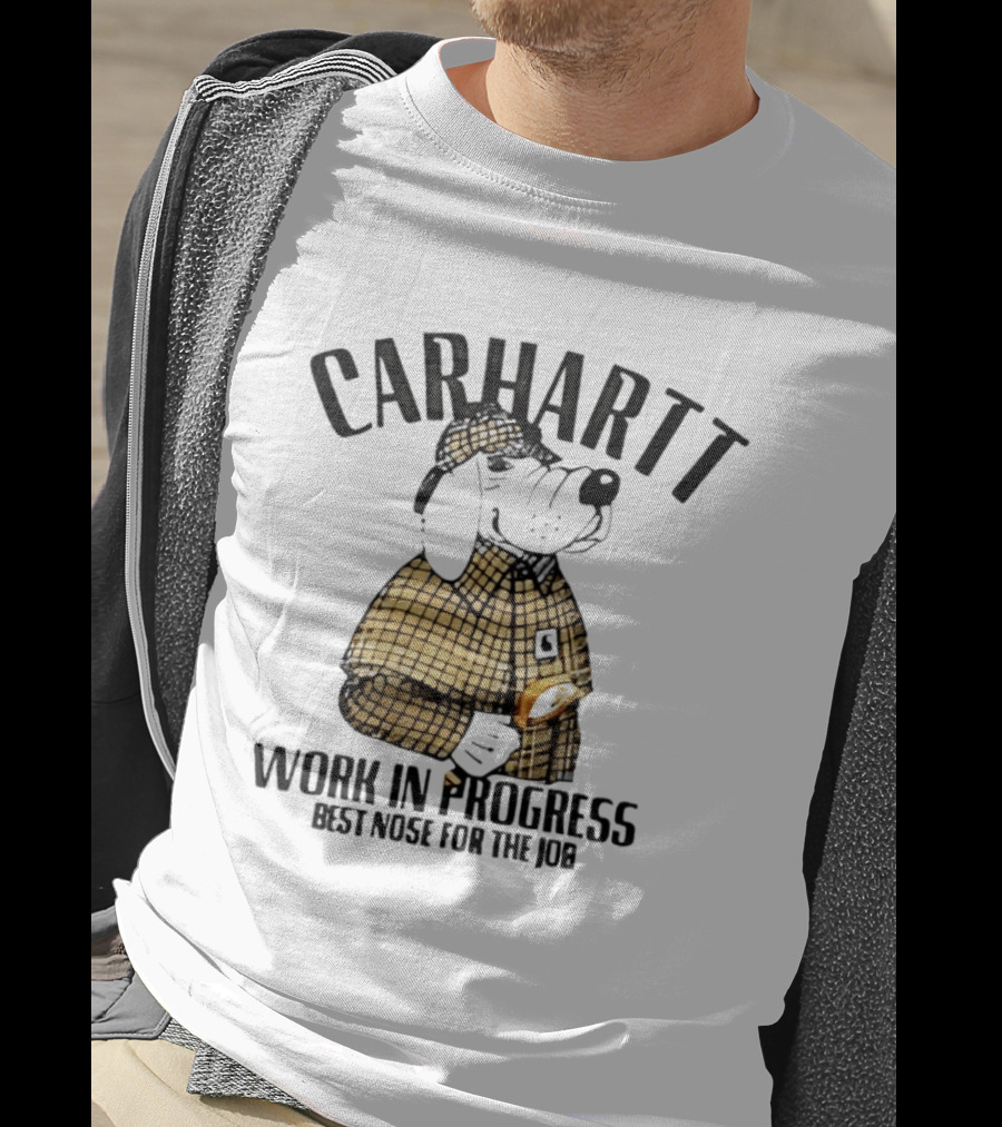 Carhartt Work In Progress Best Nose For The Job Detective Dog T-Shirt