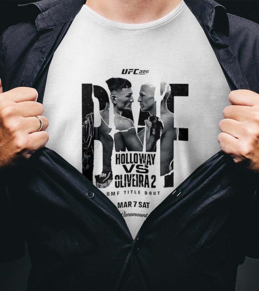 UFC BMF Holloway Vs Oliveira 2 Title Bout 326 T-Shirt