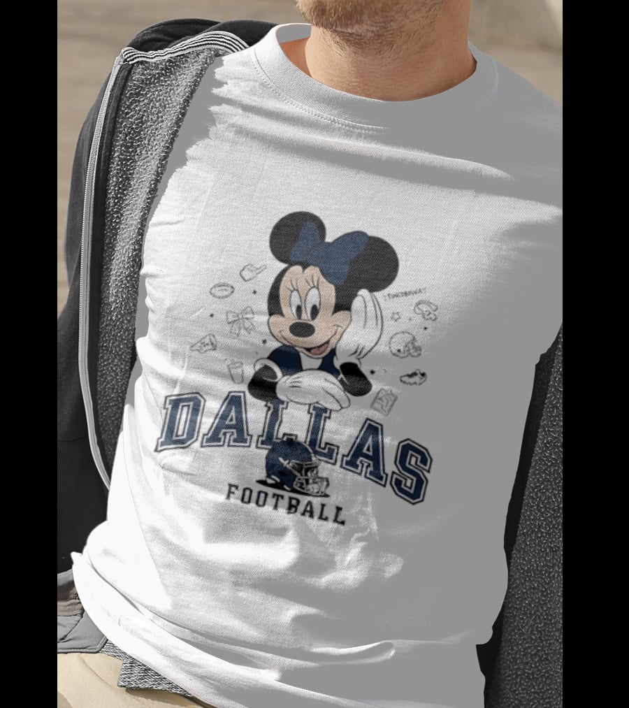 Dallas Cowboys Minnie Mouse Football Collaboration T-Shirt