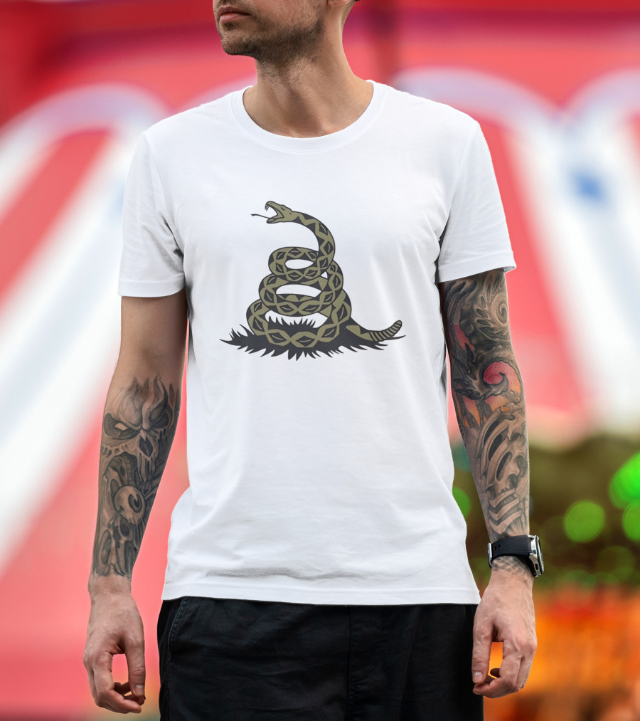 Gadsden Snake Iconic Coiled Rattlesnake T-Shirt