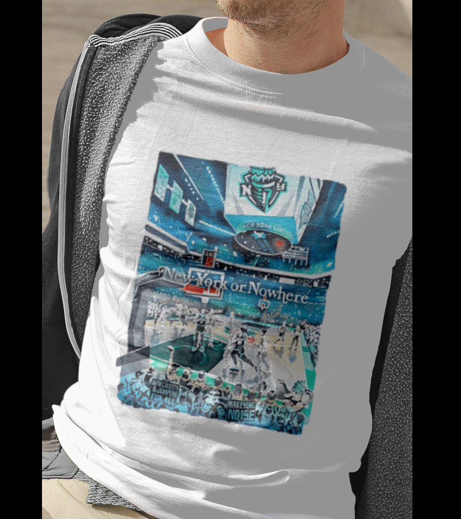 Gavin Snider New York Liberty Basketball New York Or Nowhere Stadium Scene T-Shirt