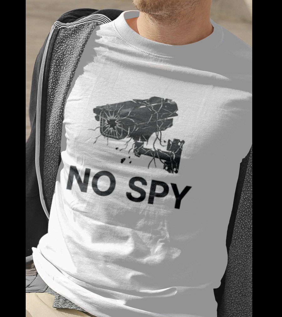 No Spy Surveillance Camera Privacy Anti Surveillance Gadsden Flag T-Shirt