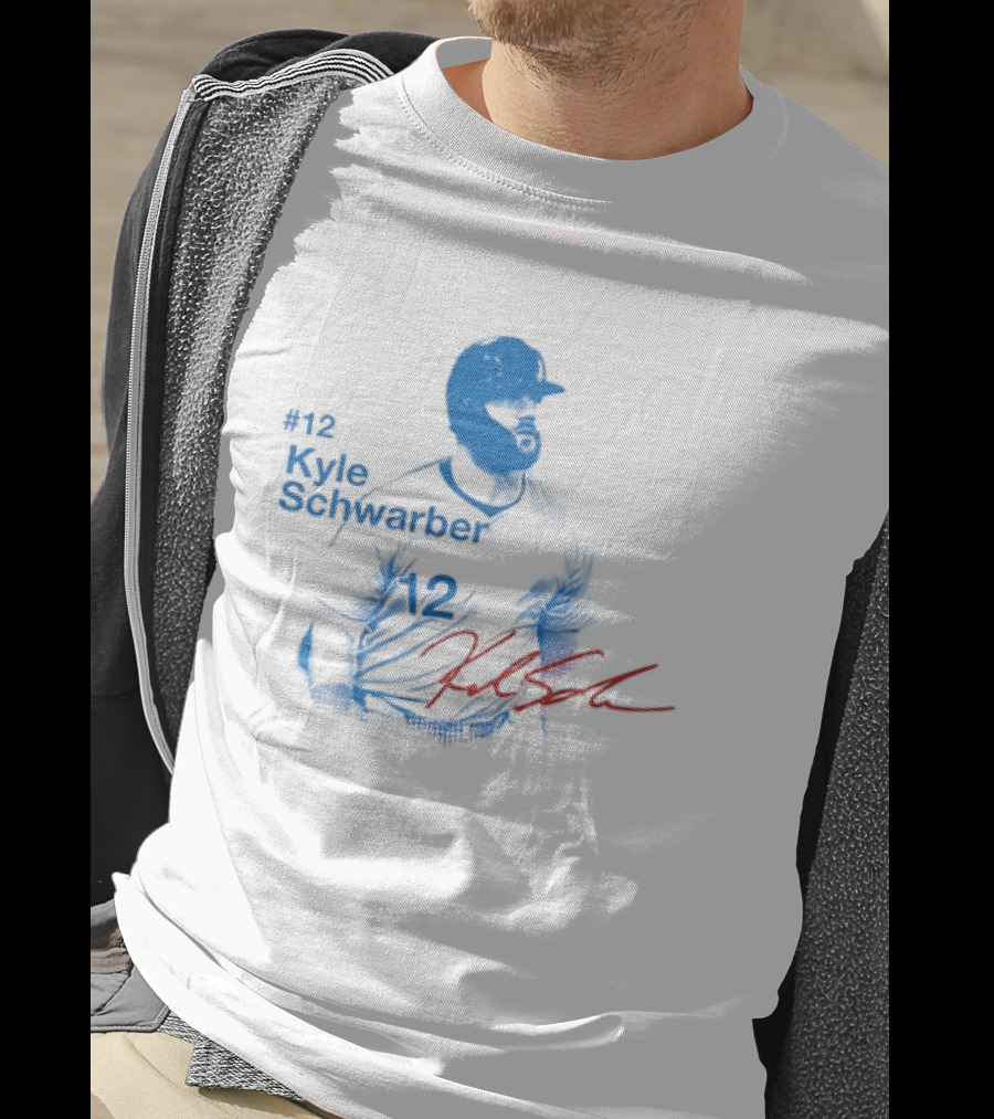 Kyle Schwarber #12 Philadelphia Phillies Baseball T-Shirt