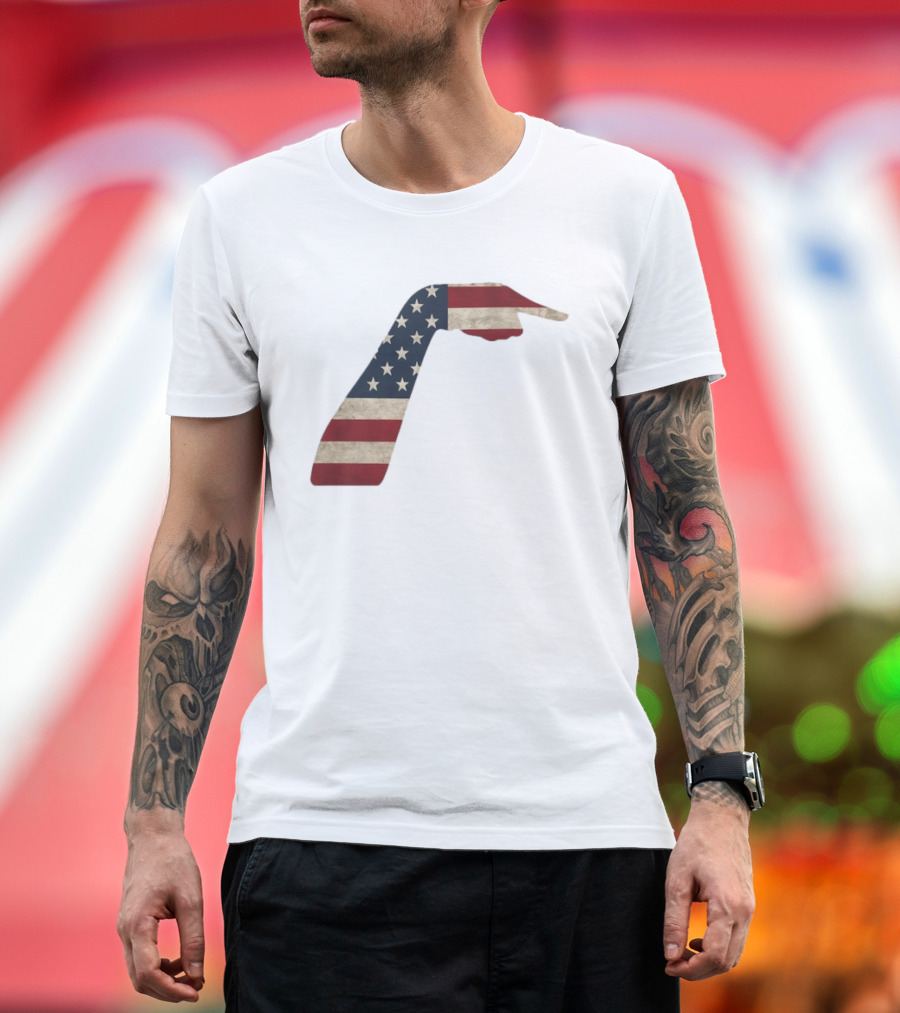 Sophie Cunningham American Flag Pointing Hand Patriotic USA Indiana Fever 2026 T-Shirt