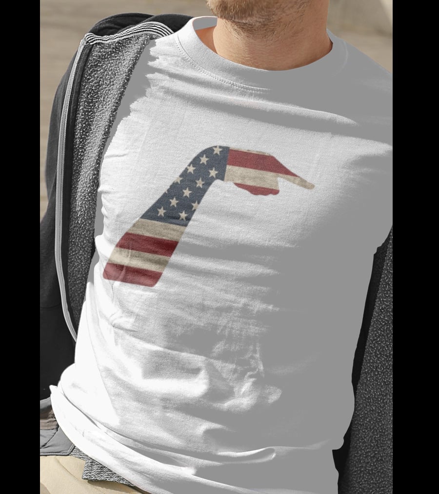 Sophie Cunningham American Flag Pointing Hand Patriotic USA Indiana Fever 2026 T-Shirt