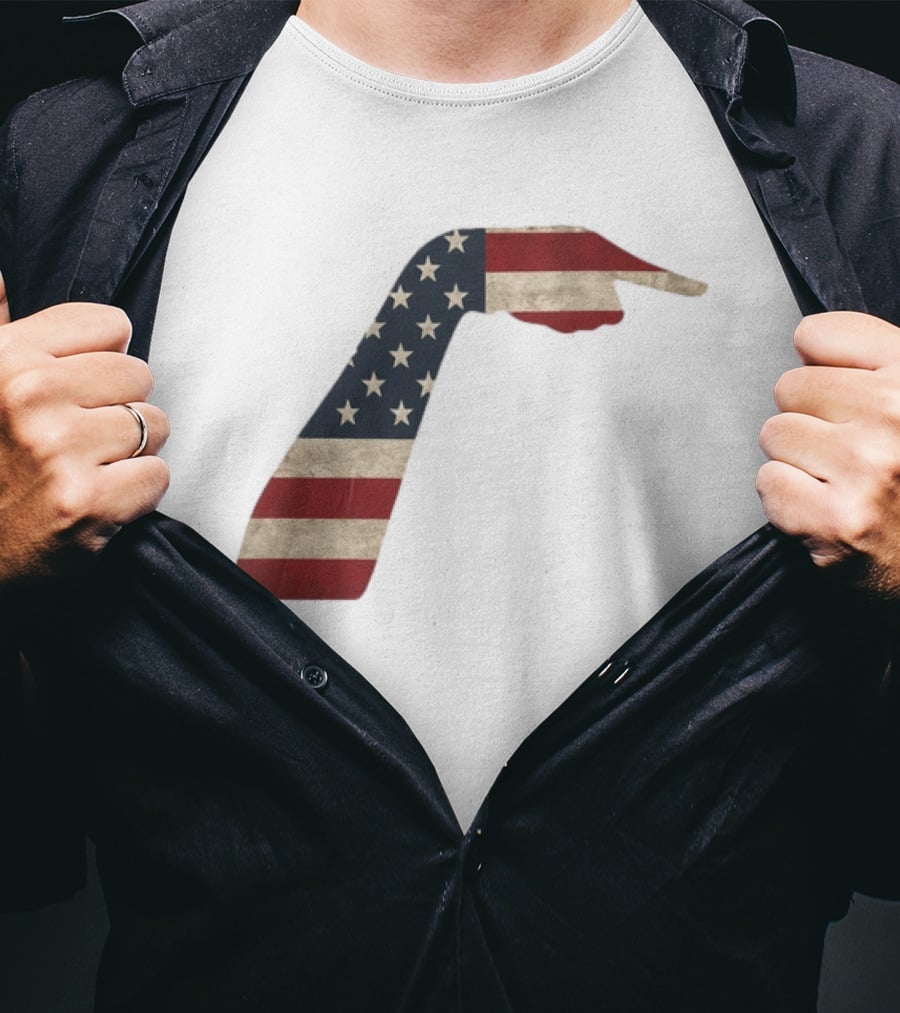 Sophie Cunningham American Flag Pointing Hand Patriotic USA Indiana Fever 2026 T-Shirt