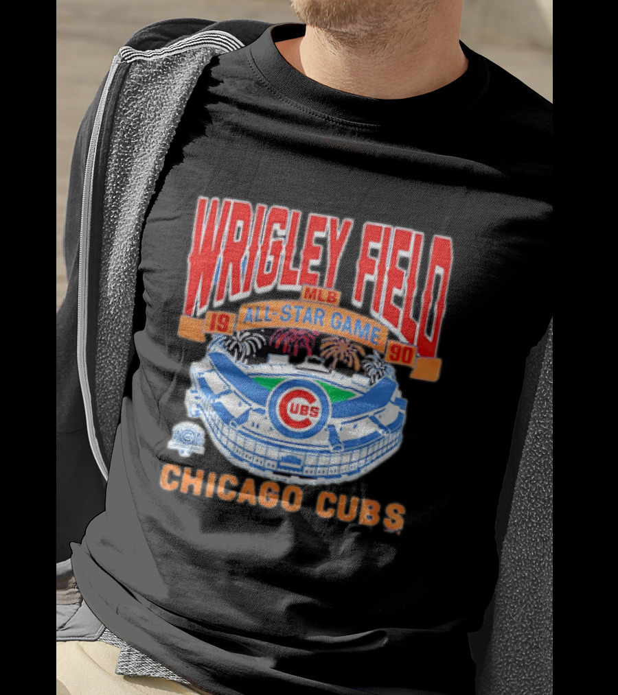 Wrigley Field 1990 MLB All Star Game Chicago Cubs T-Shirt