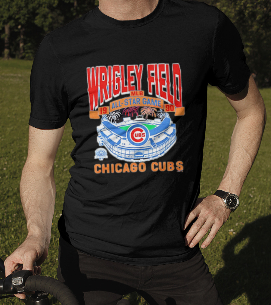 Wrigley Field 1990 MLB All Star Game Chicago Cubs T-Shirt