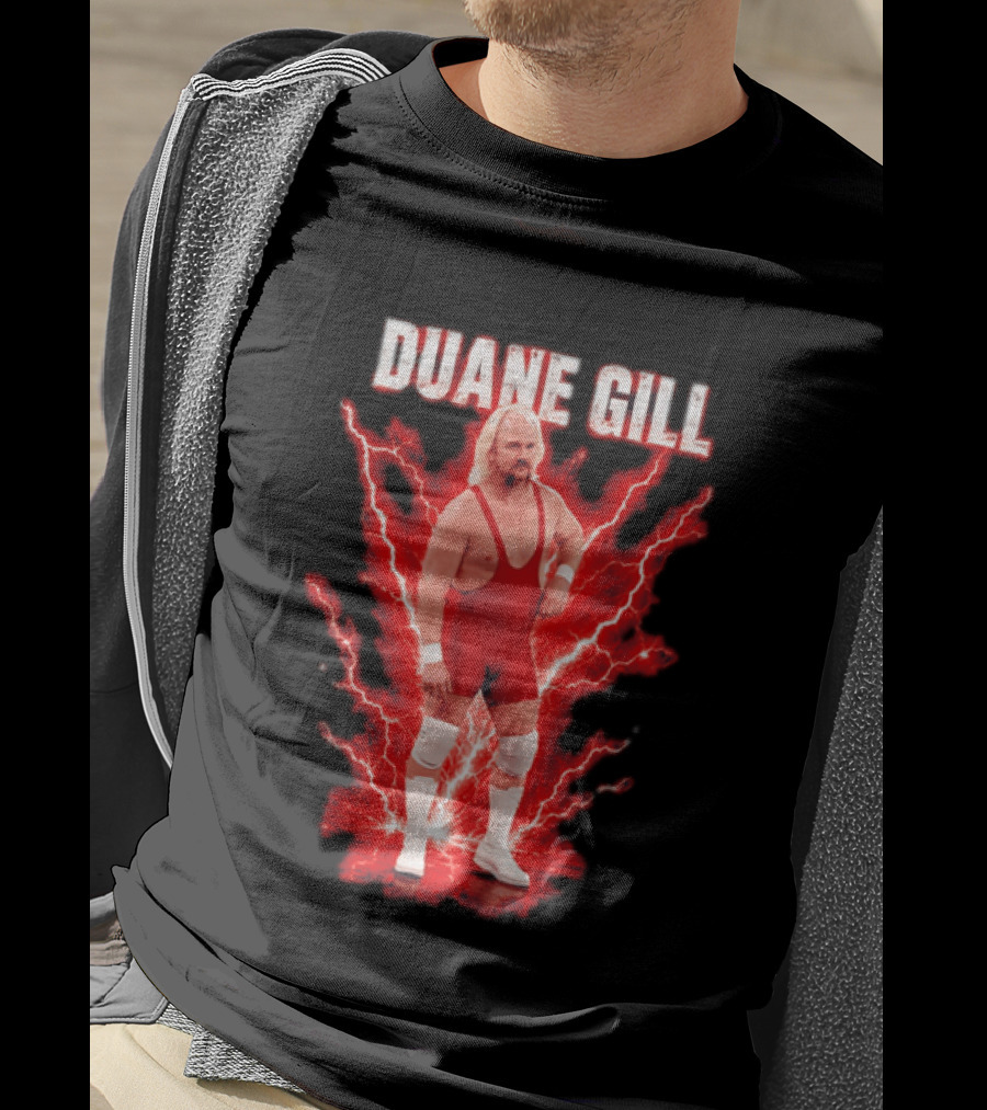 Duane Gill Professional Wrestling Wrestler Red Lightning Outfit T-Shirt