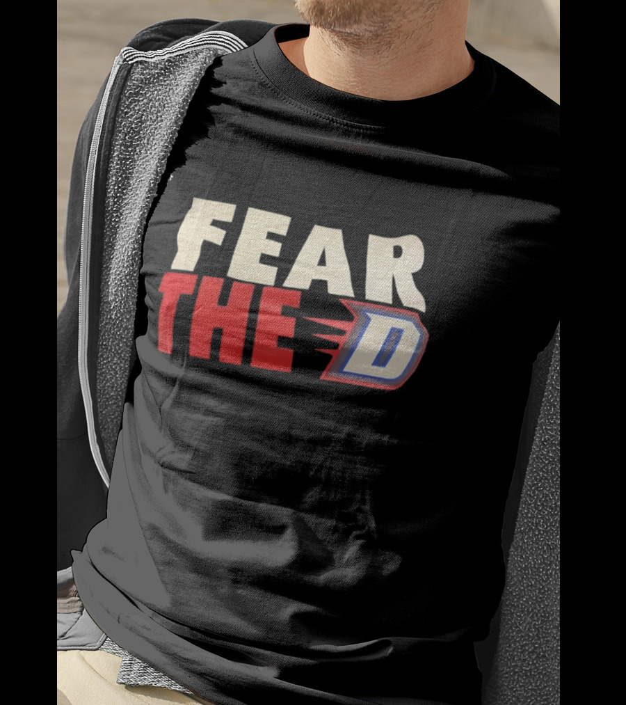 Fear The D DePaul Blue Demons Basketball Team Spirit T-Shirt