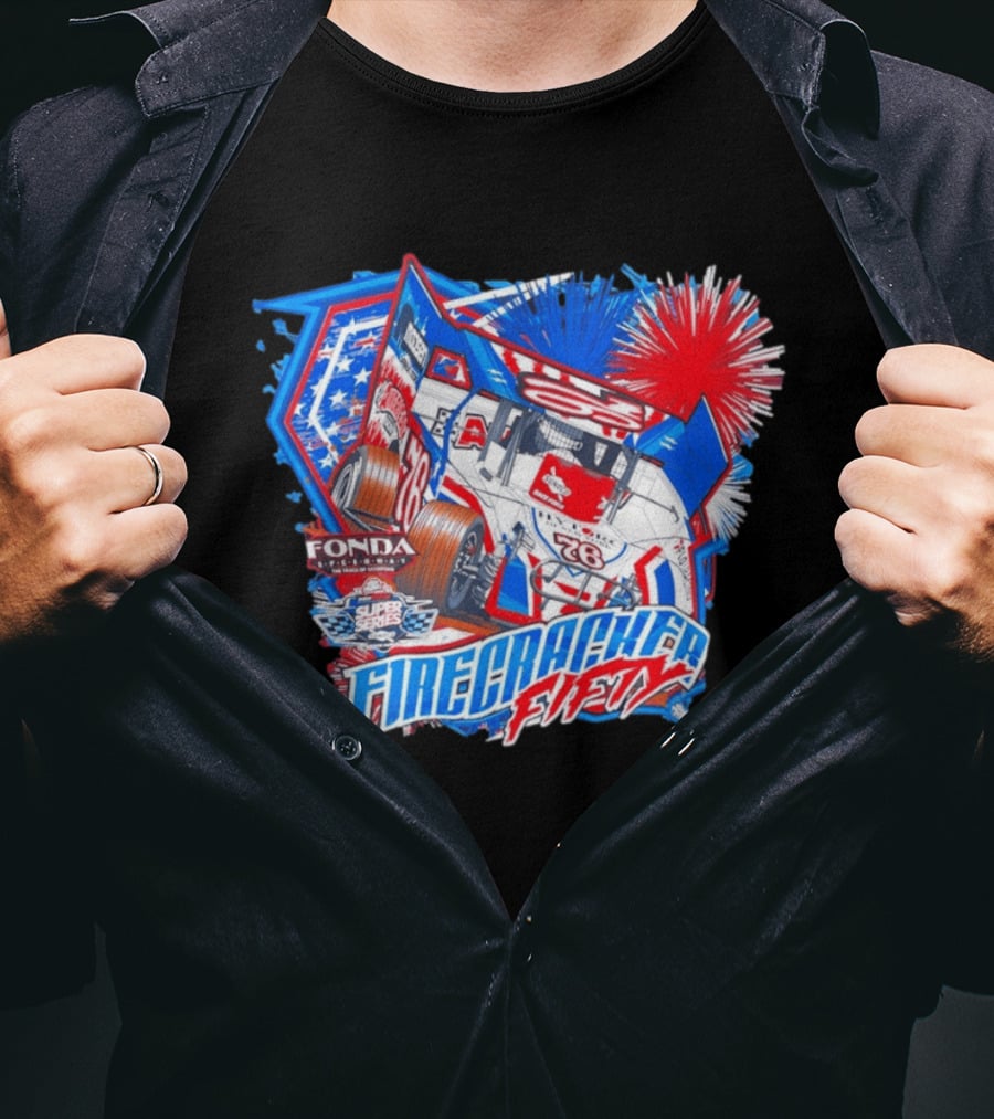 Firecracker Fifty 2026 Bob Hilbert Super Series Fonda Speedway Racing T-Shirt