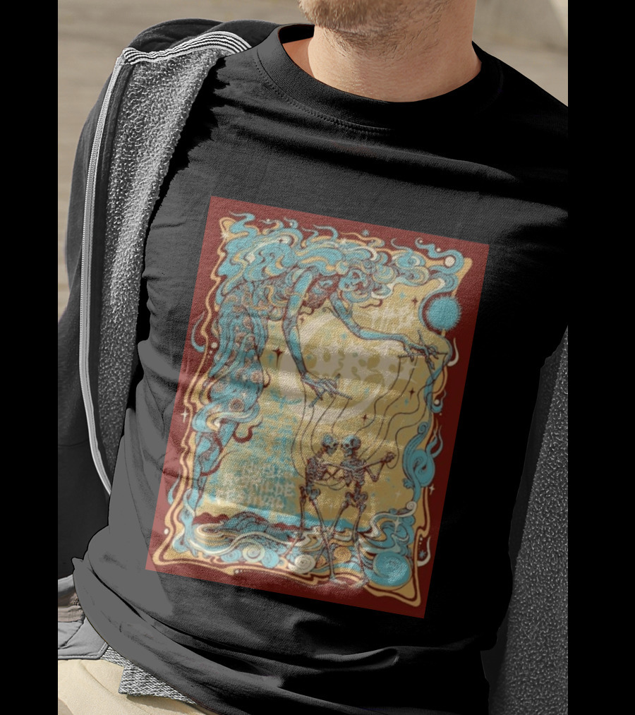 July Roskilde Festival 2026 Skeleton Puppet T-Shirt