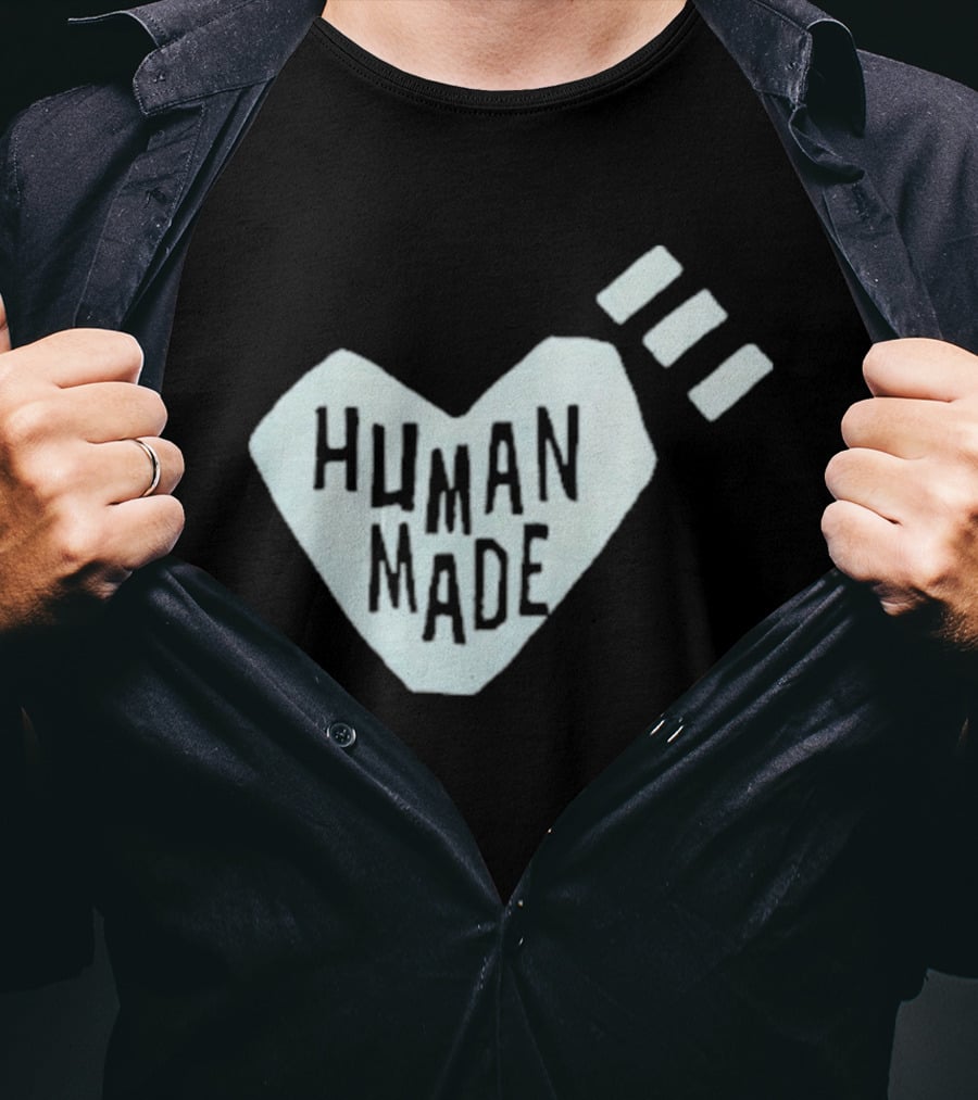 Ningensei Aizome Heart Human Made T-Shirt