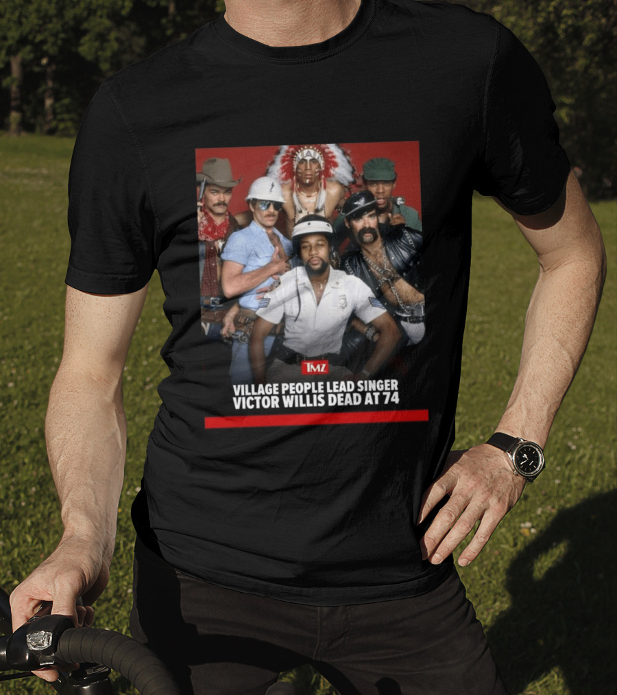 TMZ Village People Lead Singer Victor Willis Dead At 74 T-Shirt