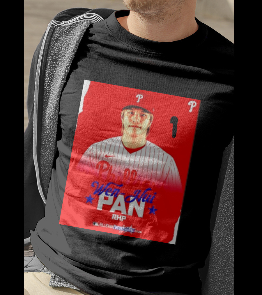 Wen Hui Pan Philadelphia Phillies RHP 2026 MLB All Star Futures Game T-Shirt
