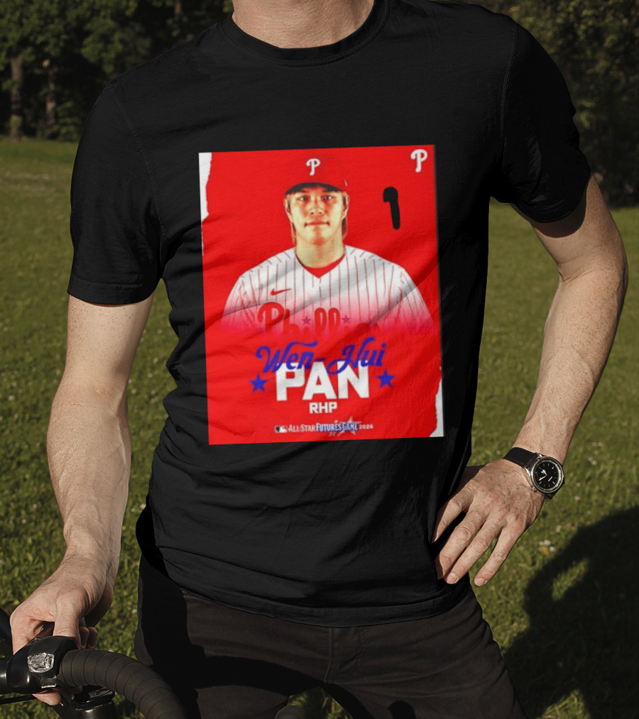 Wen Hui Pan Philadelphia Phillies RHP 2026 MLB All Star Futures Game T-Shirt