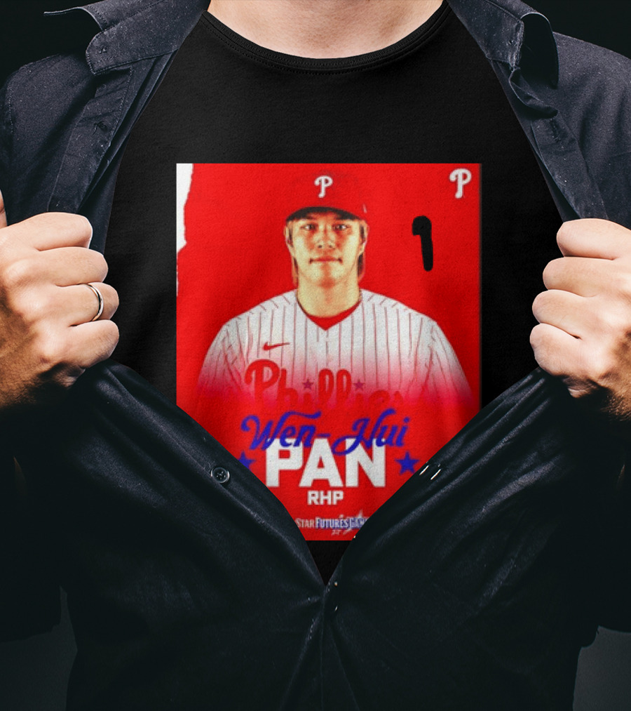 Wen Hui Pan Philadelphia Phillies RHP 2026 MLB All Star Futures Game T-Shirt