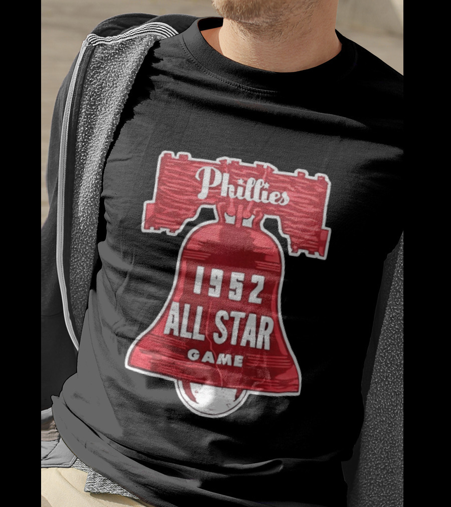 Phillies Liberty Bell 1952 All Star Game T-Shirt