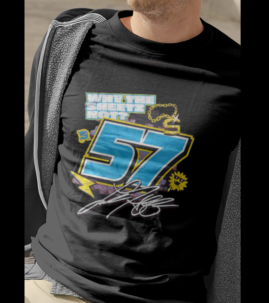 Why The Sheetz Not 57 Racing Motorsport Chain And Lightning T-Shirt