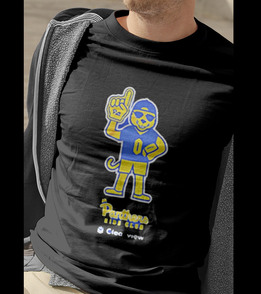 Pittsburgh Panthers Jr Panthers Club Clearview Mascot Football Fan T-Shirt