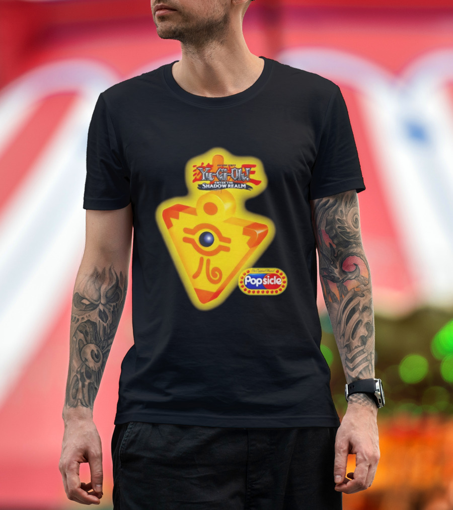 Shonen Jump Yu Gi Oh Enter The Shadow Realm Millennium Puzzle Popsicle T-Shirt