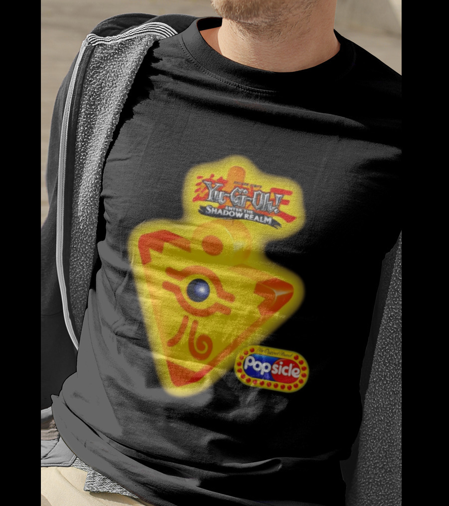Shonen Jump Yu Gi Oh Enter The Shadow Realm Millennium Puzzle Popsicle T-Shirt
