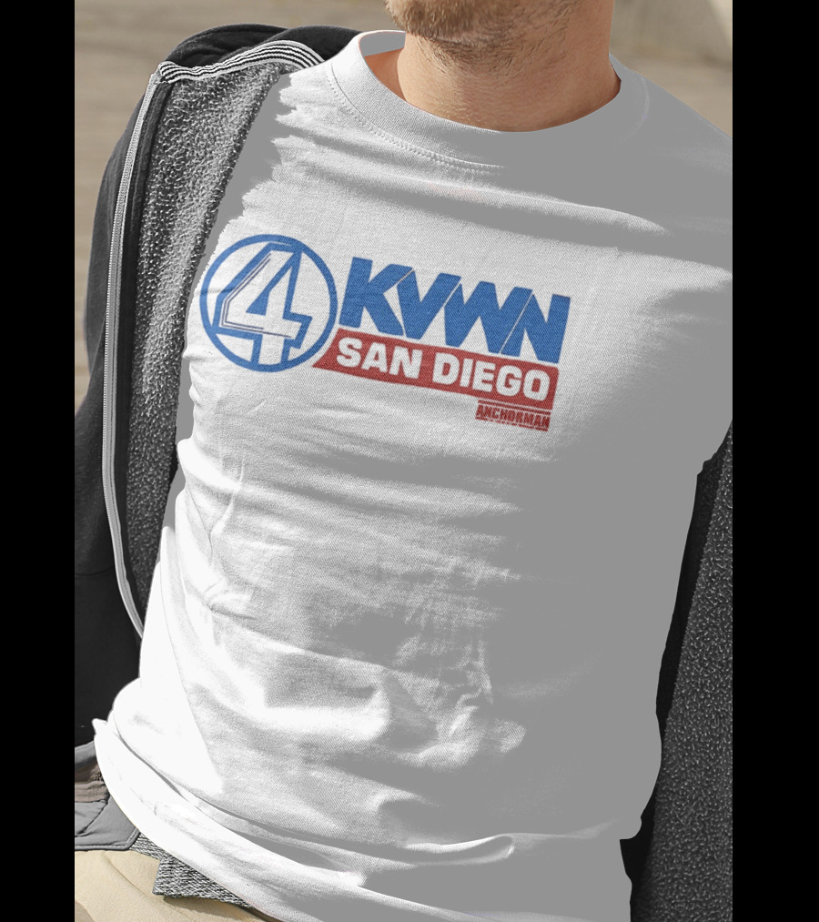 Anchorman KVWN 4 San Diego News Channel T-Shirt