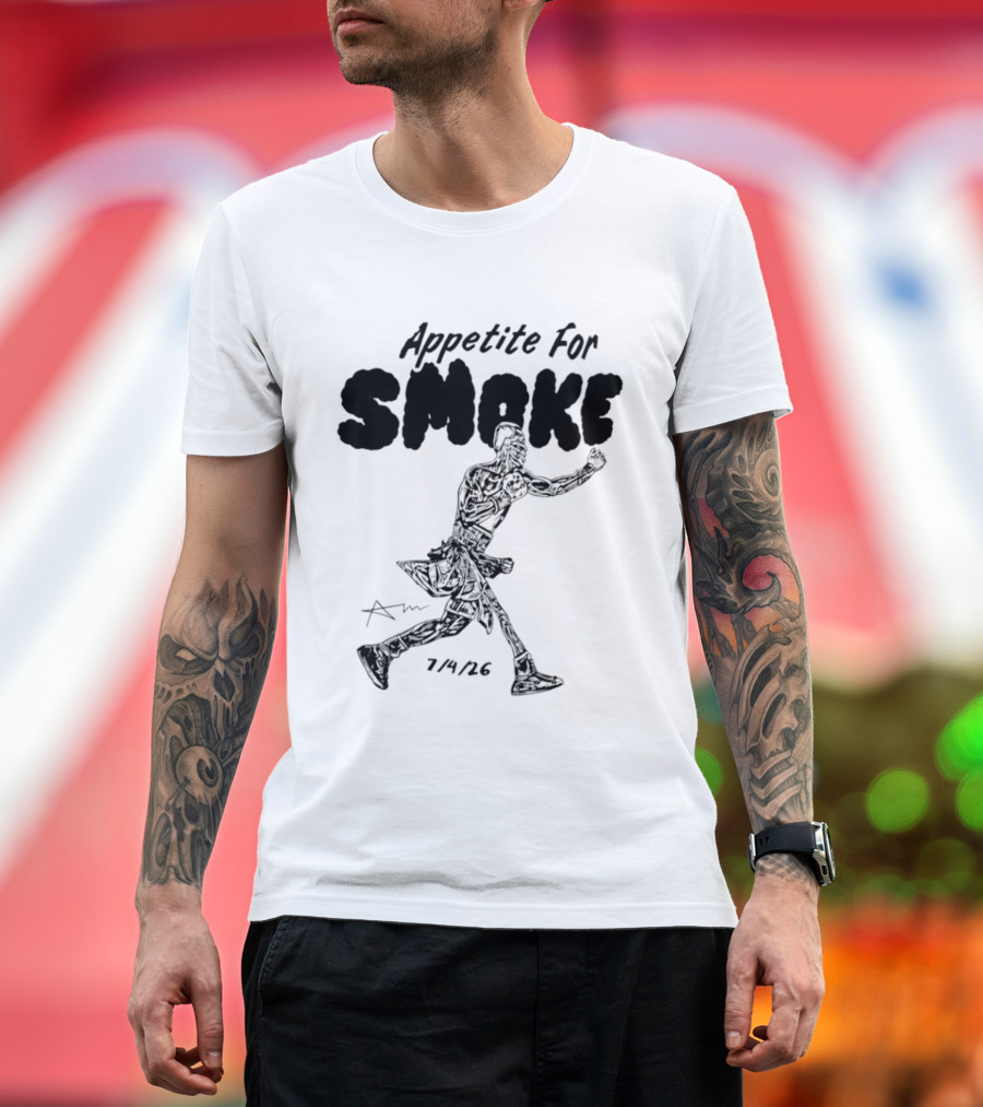 Appetite For Smoke Running Silhouette 7 26 T-Shirt