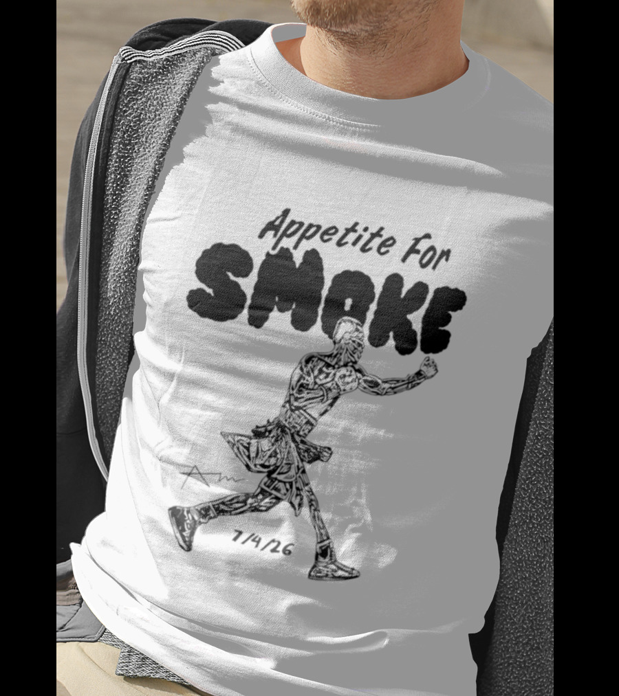 Appetite For Smoke Running Silhouette 7 26 T-Shirt