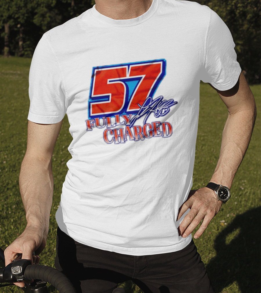 Kyle Larson 57 Fully Charged Hendrick Motorsports Racing Fan T-Shirt