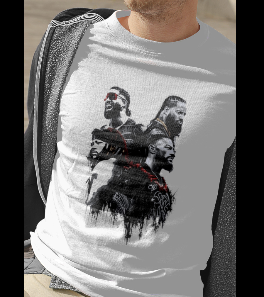 Bloodline Legacy Tribal Chief Wrestling Icons Collection T-Shirt