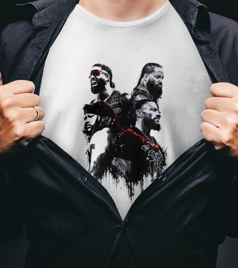 Bloodline Legacy Tribal Chief Wrestling Icons Collection T-Shirt