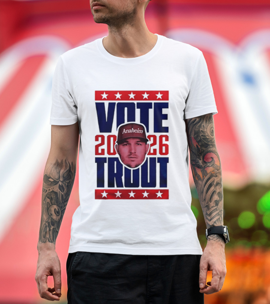 Vote Mike Trout Los Angeles Angels 2026 T-Shirt