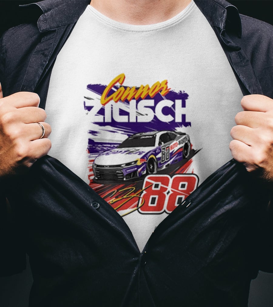 Connor Zilisch #88 NASCAR Racing Car Roto Rooter T-Shirt