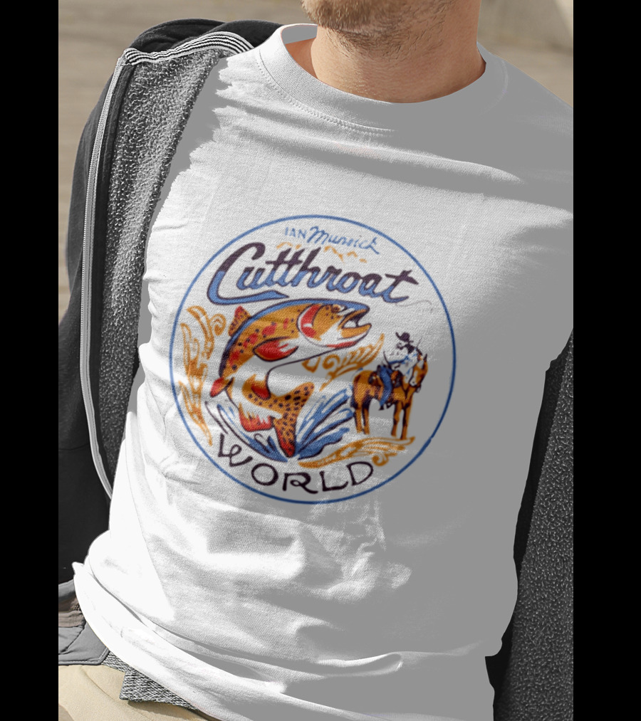 Ian Munsick Cutthroat World Trout Country Music Western Cowboy T-Shirt