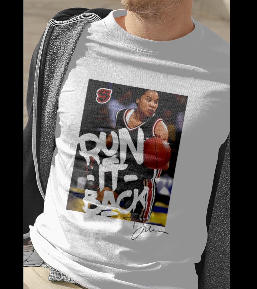 Run It Back Nykesha Sales Connecticut Huskies Basketball Player Action T-Shirt