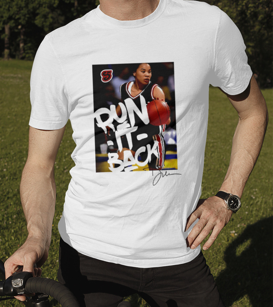 Run It Back Nykesha Sales Connecticut Huskies Basketball Player Action T-Shirt