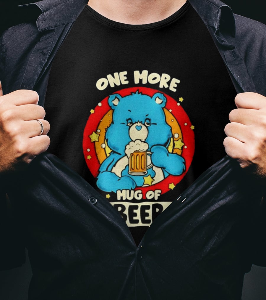 One More Of Beer Drinking Bear T-Shirt