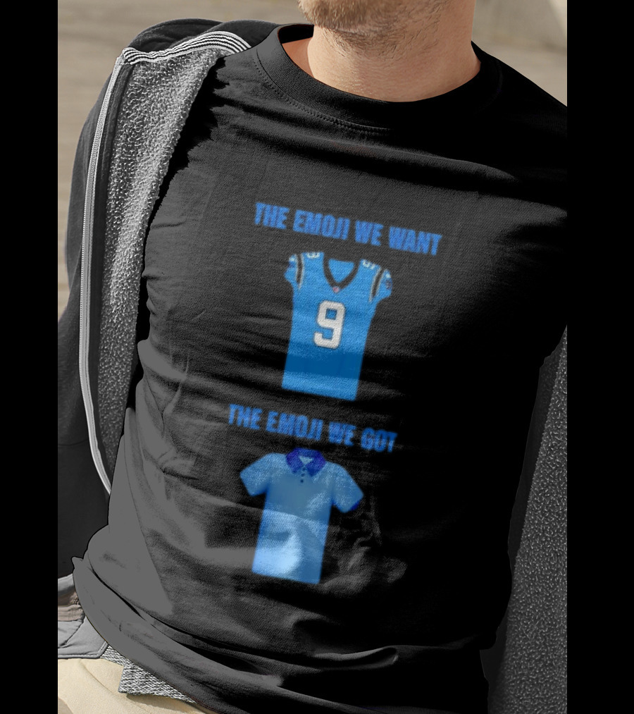 Carolina Panthers Emoji Meme The Emoji We Want Got Football T-Shirt