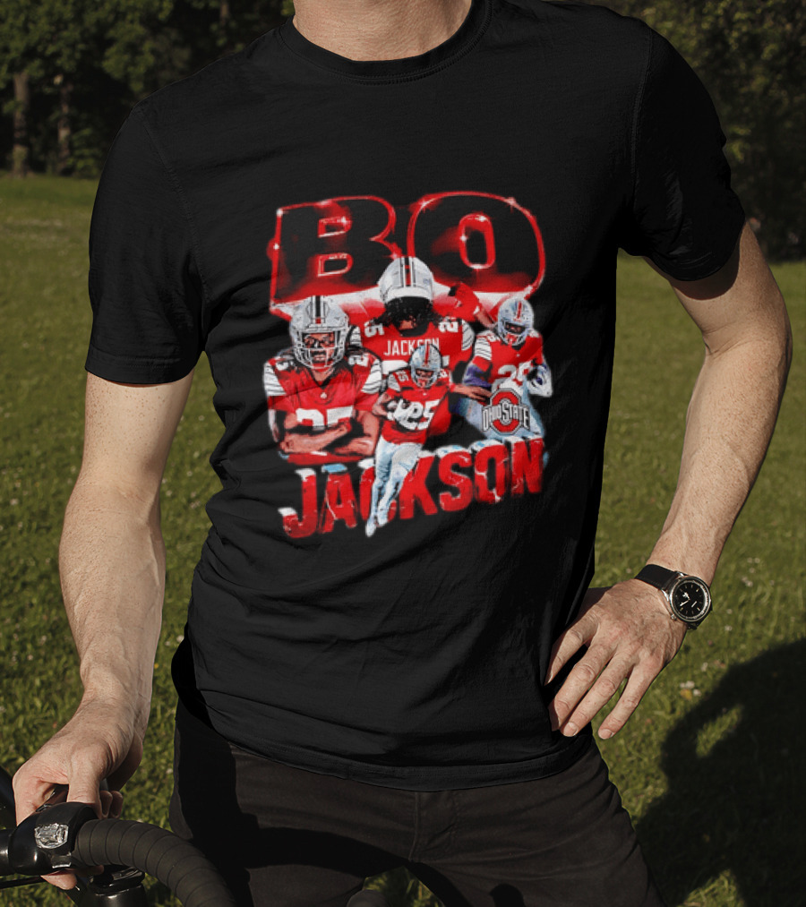 Bo Jackson Ohio State Football Player Sports Team T-Shirt
