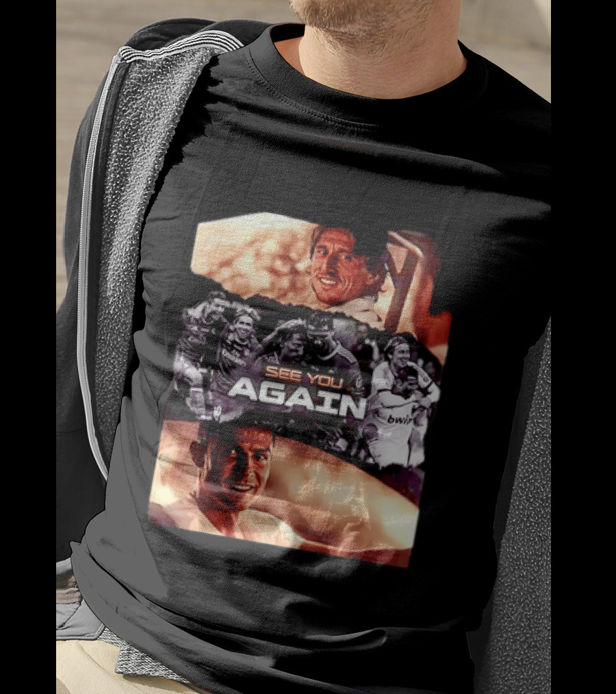 Luka Modric Cristiano Ronaldo Real Madrid See You Again Reunion T-Shirt