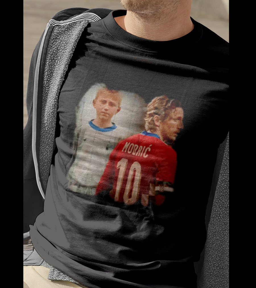 Luka Modrić Croatia National Team The Last Dance Young Modrić 10 T-Shirt
