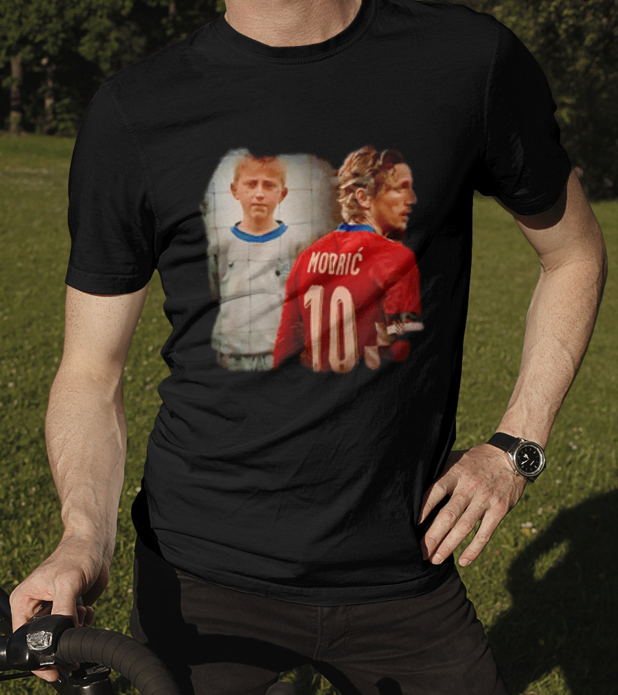 Luka Modrić Croatia National Team The Last Dance Young Modrić 10 T-Shirt