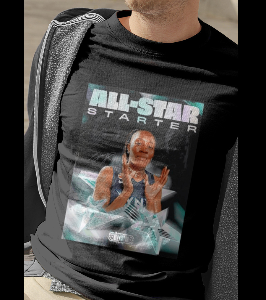 WNBA Minnesota Lynx All Star Starter Basketball Player T-Shirt